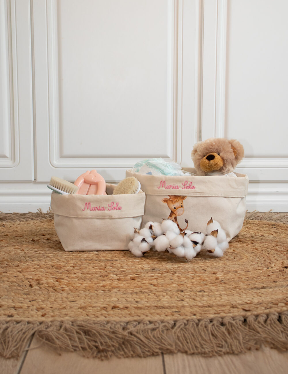 Organizer in cotone canvas organico