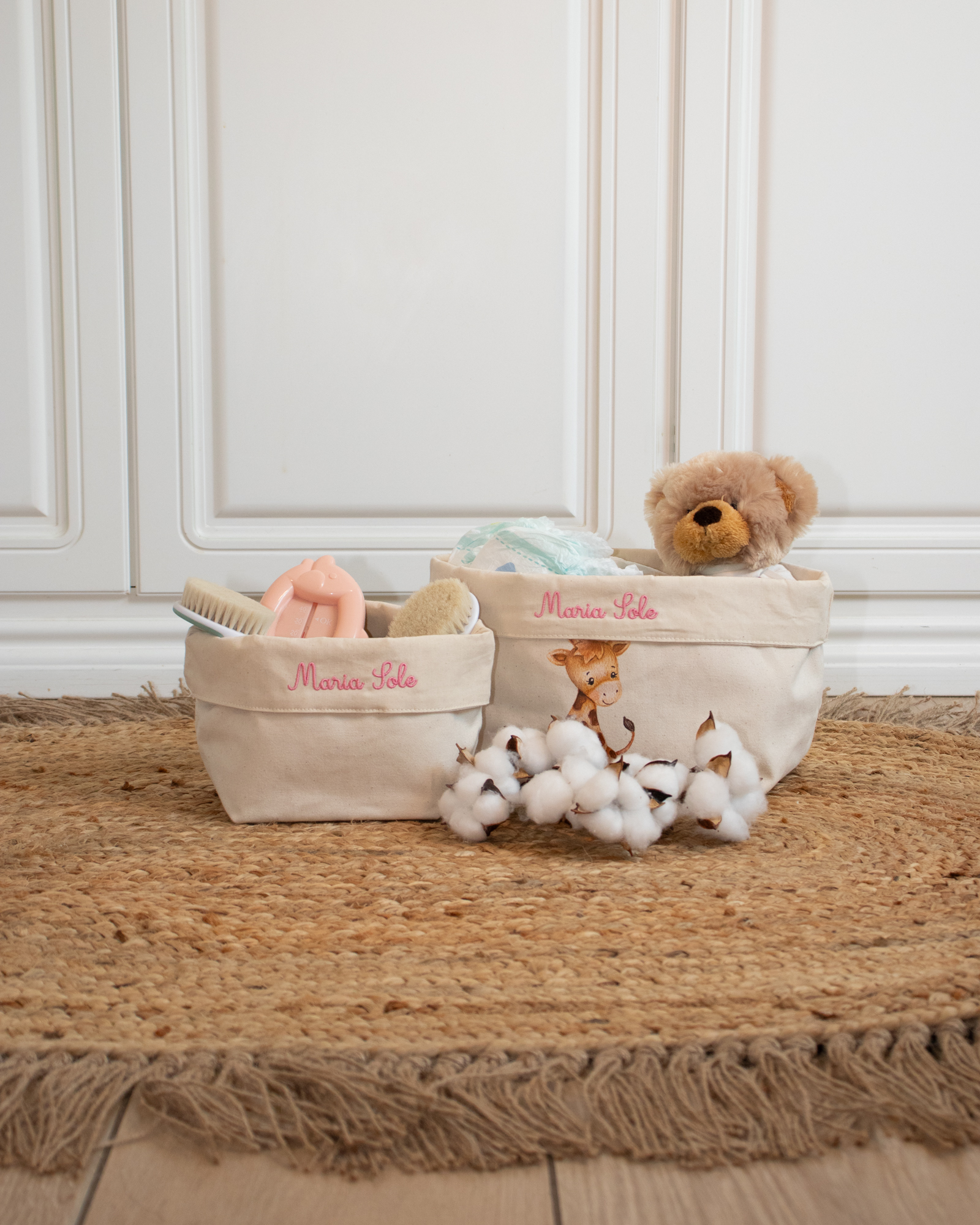 Organizer in cotone canvas organico