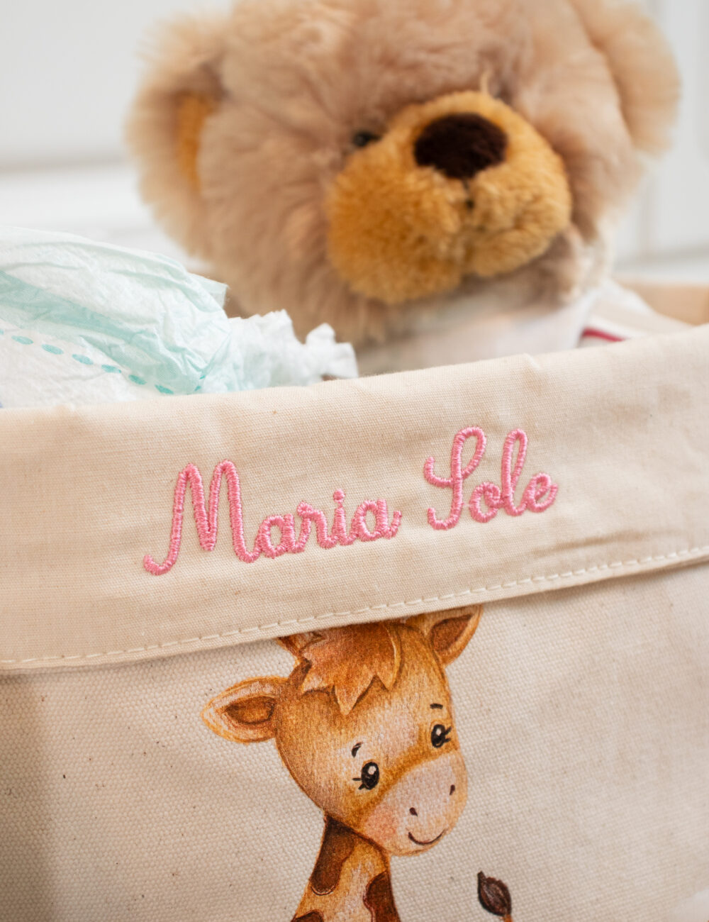Organizer in cotone canvas organico - immagine 2