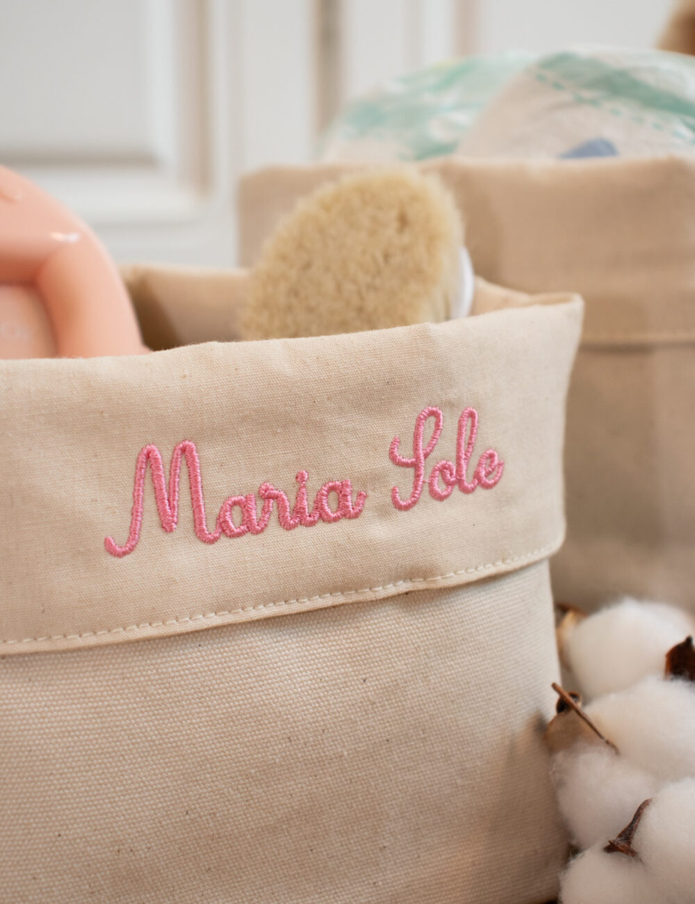 Organizer in cotone canvas organico - immagine 4