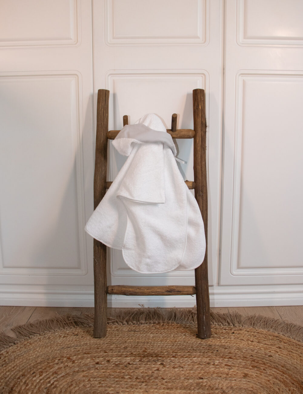 Accappatoio poncho con balza