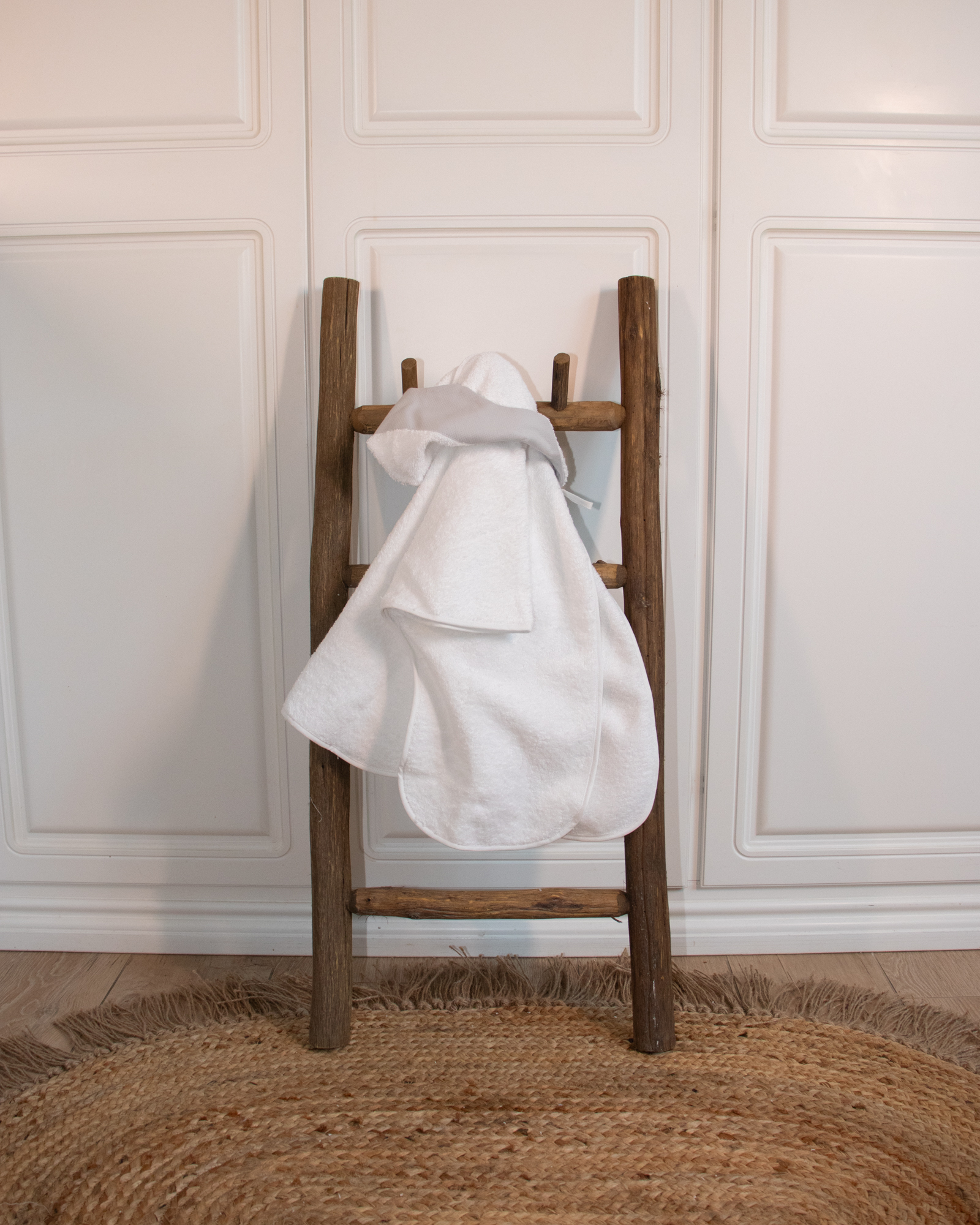 Accappatoio poncho con balza