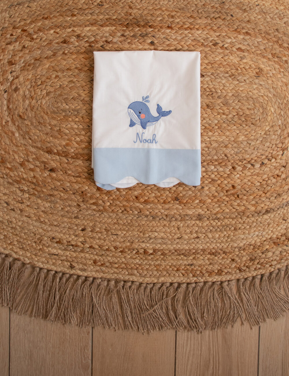 Set 3 pz Lenzuolo culla con balza - immagine 4