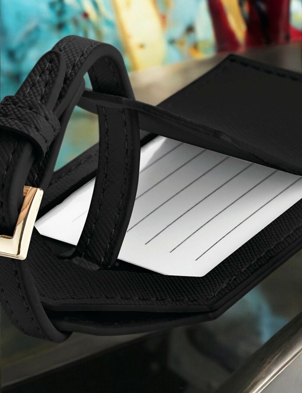 Travel Set in Simil Pelle Personalizzabile (Etichetta Valigia e Portapassaporto) - immagine 2