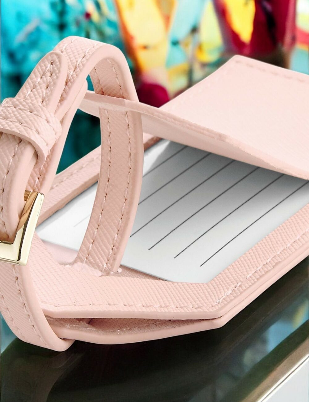 Travel Set in Simil Pelle Personalizzabile (Etichetta Valigia e Portapassaporto) - immagine 5