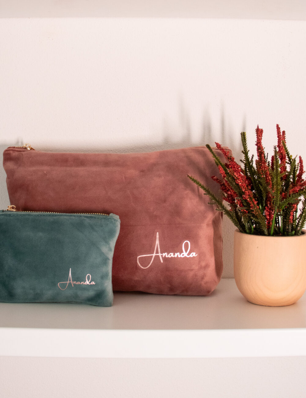 Pochette in velluto