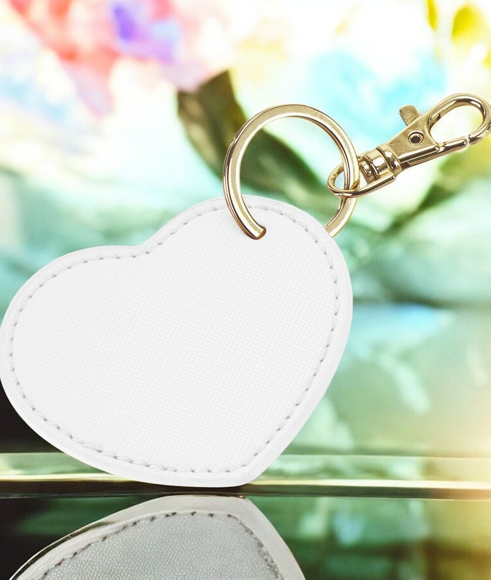 Portachiavi a Cuore in Simil Pelle Personalizzabile - immagine 6