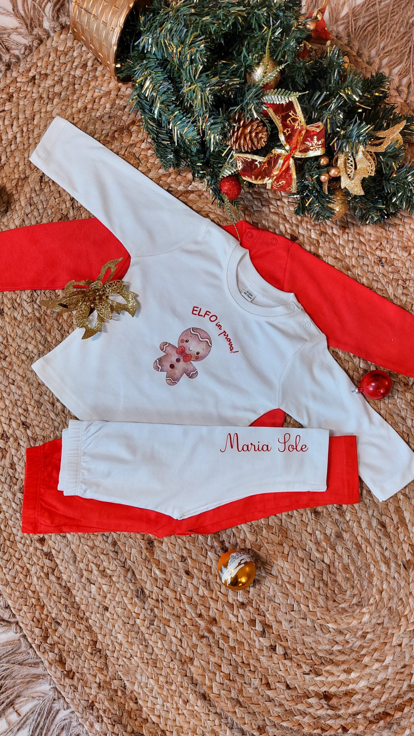 T-Shirt manica lunga natalizia